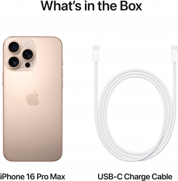 Смартфон APPLE iPhone 16 Pro Max 256GB Desert Titanium | Фото 3