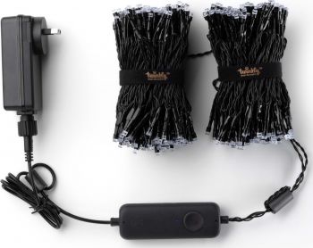 Гірлянда Smart LED Twinkly Wall RGBW 400, Gen II, IP44, 1.45м прозорий кабель (TWW400SPP-TEU) | Фото 17