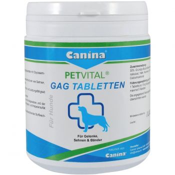 Глюкозамін з екстрактом мідій Canina Petvital GAG 600 таблеток (4027565723324) | Фото 1