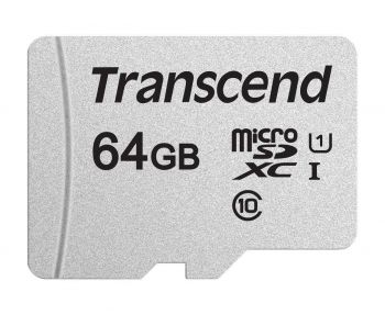 Карта пам`яті TRANSCEND microSDXC 64GBC10 UHS-I R95/W4+B142:B1695MB/s (TS64GUSD300S) | Фото 1
