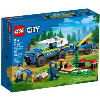Купить конструктор LEGO City Мобільний майданчик для дресирування поліцейських собак (60369) | Фото 1