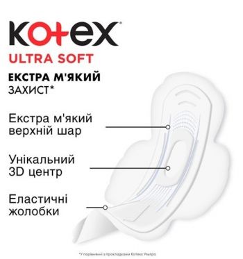 Kotex Ultra Soft Super 8 (N) (5029053542683) Kotex Ultra Soft Super 8 (N) (5029053542683) | Фото 4