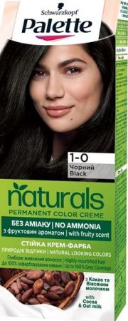 Купить краску для волос Palette Naturals 1-0 Чорний (3838824171562) | Фото 1