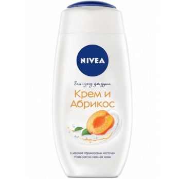 Купить гель и скраб для тела Гель для душу NIVEA Крем Абрикос з олією абрикосових кісточок 250мл | Фото 1