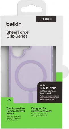 Чохол BELKIN для APPLE iPhone 17 Magnetic Protective Grip Lavender (MSA034HQLV) | Фото 2
