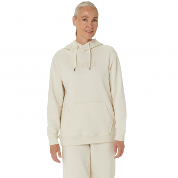 Худі жіноче Asics logo oth hoodie 2032C845-200 M бежевий (4550457400091) | Фото 1