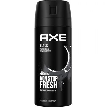 Купить дезодорант и антипреспирант Дезодорант-антиперспірант AXE Black 150 мл (8712561614122) | Фото 1