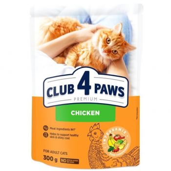 Сухий корм для котів Club 4 Paws Premium з куркою 300г (B4610411) | Фото 1