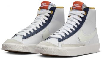 Кеди високі чоловічі Nike Blazer Mid 77 Bg FN6966-100 40 (7Y US) білі (196609331031) | Фото 9