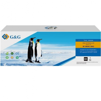 Картридж G&G до HP 136A LJ M211/M212/M236 Black (1150 стор)-чіп без лічильника (G&G-W1360A_NC) | Фото 1