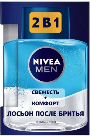 Лосьйон після гоління NIVEA Men 2в1 Свіжість та комфорт 100мл (4005900365903) Лосьйон після гоління NIVEA Men 2в1 Свіжість та комфорт 100мл (4005900365903) | Фото 3