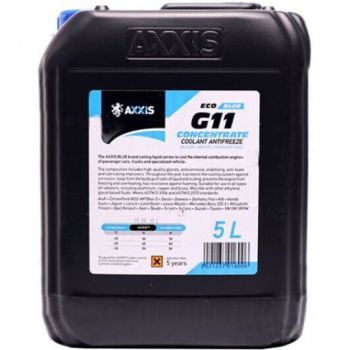 Антифриз Axxis концентрат Eco -80°C Blue G11 5л (48021237016) (AX-P999-G11B ECO5l) | Фото 1