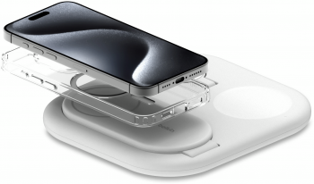 Бездротовий зарядний пристрій BELKIN 3в1 Magnetic Foldable iPhone/Watch/AirPods Qi2 15W, White Бездротовий зарядний пристрій BELKIN 3в1 Magnetic Foldable iPhone/Watch/AirPods Qi2 15W, White | Фото 16