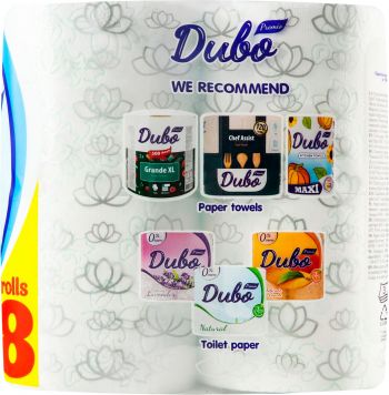 Туалетний папір Диво Premio Waterlily 3 шари 8шт (4820003837740) | Фото 4