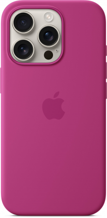 Чохол APPLE для iPhone 16 Pro Silicone Case with MagSafe Fuchsia (MYYN3ZM/A) Чохол APPLE для iPhone 16 Pro Silicone Case with MagSafe Fuchsia (MYYN3ZM/A) | Фото 5