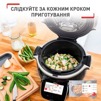 Купить мультиварку Мультиварка-скороварка Tefal Cook4me Touch CY912830 | Фото 10