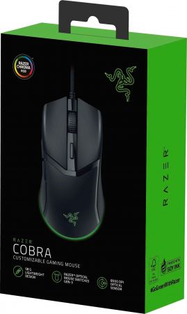 Ігрова мишка RAZER Cobra RGB USB-A Black (RZ01-04650100-R3M1) | Фото 5
