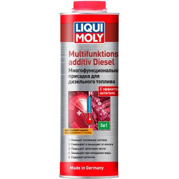 Присадка LIQUI MOLY багатофункціональна для дизельного палива Multifunktionsadditiv Diesel 1л (4100420390258) Присадка LIQUI MOLY багатофункціональна для дизельного палива Multifunktionsadditiv Diesel 1л (4100420390258) | Фото 1