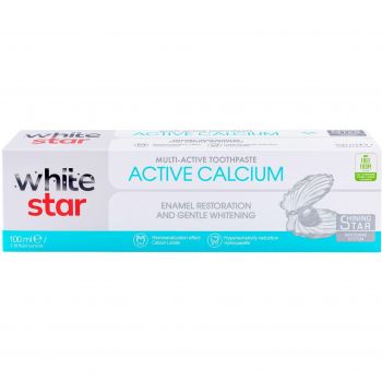 Зубна паста White Star Multi-Active Active Calcium» 100 мл (3800237400294) | Фото 1