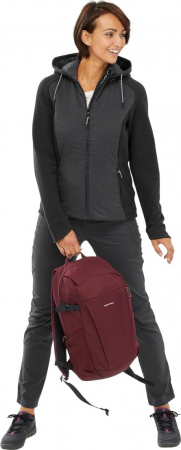 Кофта жіноча для туризму Quechua NH500 Hybrid 8664870 S чорна (4433705_Quechua) Кофта жіноча для туризму Quechua NH500 Hybrid 8664870 S чорна (4433705_Quechua) | Фото 4