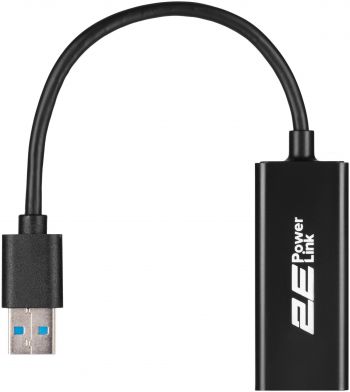 Купить переходник и адаптер Мережевий адаптер 2E PowerLink U2085 1xGE, USB 3.0 (2E-U2085) | Фото 2