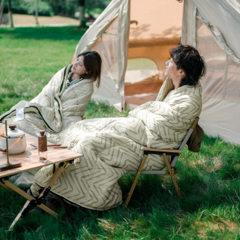 Купить спальный мешок Спальний мішок Naturehike DP200 CNK2300SD012 лівий, світло-зелений (6976023923579) | Фото 2