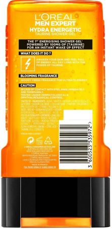 Гель для душу L´Oréal Paris Men Expert Hydra Energetic 300 мл (3600523535972) Гель для душу L´Oréal Paris Men Expert Hydra Energetic 300 мл (3600523535972) | Фото 2