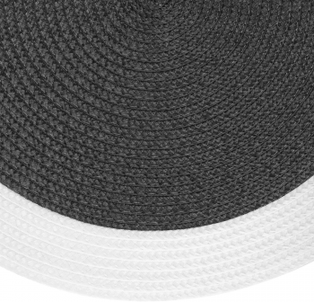 Килимок сервірувальний ARDESTO 38см, поліпропілен, круглий, чорно-білий (AR3325WBK) | Фото 3