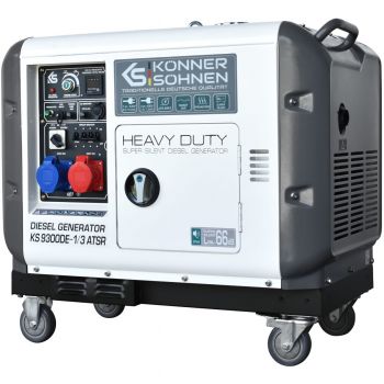 Купить генератор Генератор дизельний Konner&Sohnen KS 9300DE-1/3 ATSR,230/400В,6.5/6.0кВт,7.5/7.0кВт (KS9300DE-1/3ATS | Фото 1
