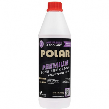 Антифриз POLAR Premium Long-Life G12 evo -37°C 1л 324929 (6413040000765) | Фото 1