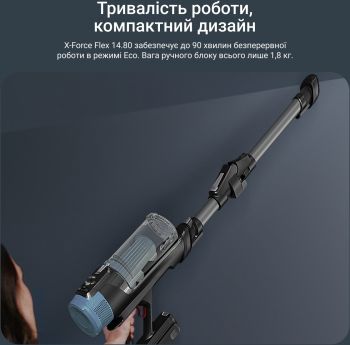 Акумуляторний пилосос ROWENTA Xforce Flex 14.80 Aqua RH9BC1WO | Фото 6