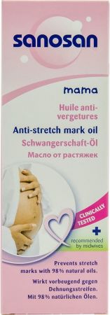 Sanosan Mama Олія від розтяжок для вагітних 100 мл (4003583118113) | Фото 2