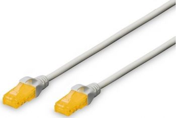 DIGITUS CAT.6A U-UTP, 0.5м, AWG 26/7, Cu, LSZH, Gray (DK-1613-A-005) | Фото 1