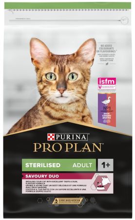 Сухий корм для стерилізованих кішок Purina Pro Plan Sterilised Adult з качкою та печінкою, 10 кг(7613036732727) | Фото 7