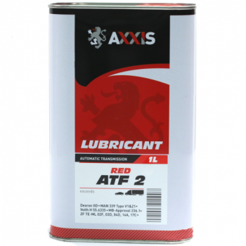 Олива трансмісійна Axxis ATF 2 Червоне 1л (AX-2065) (48021043911) | Фото 1