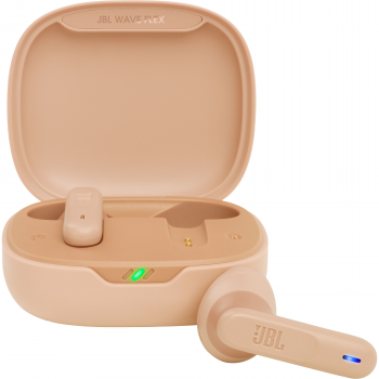 Навушники JBL Wave Flex Beige (JBLWFLEXBEG) | Фото 1