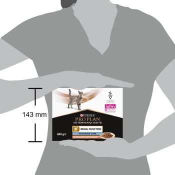 Вологий корм при хворобах нирок Purina Pro Plan Veterinary Diets NF Renal Function з лососем 10x85 г (7613287873699) Вологий корм при хворобах нирок Purina Pro Plan Veterinary Diets NF Renal Function з лососем 10x85 г (7613287873699) | Фото 10