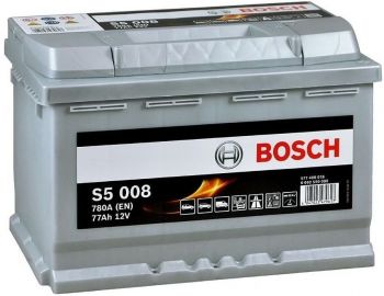 Автомобільний акумулятор Bosch 77Ah-12v (S5008), R+, EN780 (5237437139) | Фото 4