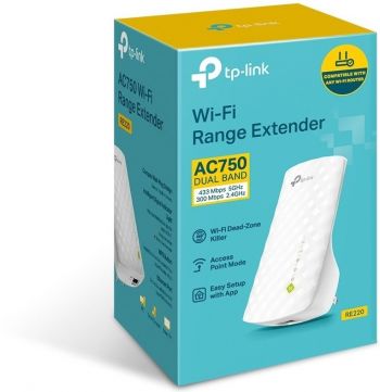 Повторювач TP-LINK RE220 AC750 1xFE LAN Купить точку доступа Повторювач TP-LINK RE220 AC750 1xFE LAN | Фото 4