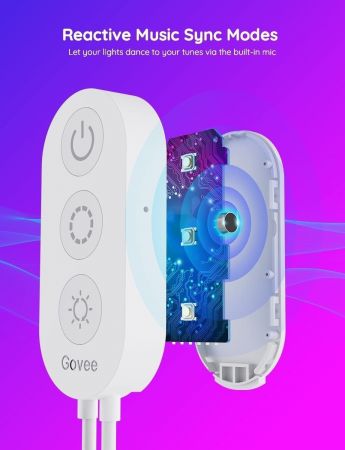 Стрічка світлодіодна розумна Govee H619 RGBIC Basiз Wi-Fi + Bluetooth With Protective Coating 5м Стрічка світлодіодна розумна Govee H619 RGBIC Basiз Wi-Fi + Bluetooth With Protective Coating 5м | Фото 3