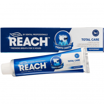 Зубна паста Reach Total Care Peppermint М'ята перцева 150г (8801051313468) Зубна паста Reach Total Care Peppermint М'ята перцева 150г (8801051313468) | Фото 1