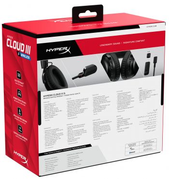 Ігрова гарнітура HyperX Cloud III S Black (A59YZAA) Ігрова гарнітура HyperX Cloud III S Black (A59YZAA) | Фото 9