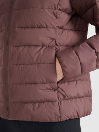 Пуховик жіночий 4F Down Jacket 4FWAW25TDJAF665-80S M коричневий (5905700777434) Пуховик жіночий 4F Down Jacket 4FWAW25TDJAF665-80S M коричневий (5905700777434) | Фото 2