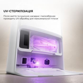 Робот-пилосос Mova V50 Ultra Complete White RLV72LE-1 Робот-пилосос Mova V50 Ultra Complete White RLV72LE-1 | Фото 7