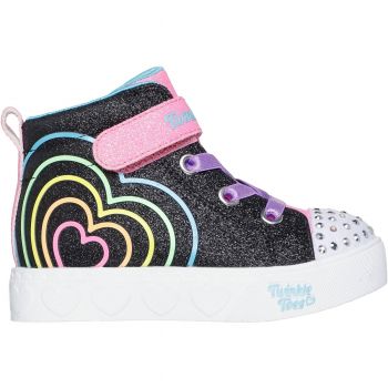 Кеди високі для дівчаток Skechers Heart Steps 314623N BKMT 25 (9 US) рожевий/сірий (KK3803-90) | Фото 1