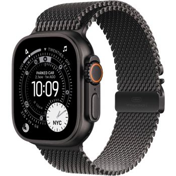 Смарт-годинник APPLE Watch Ultra 3 GPS + Cellular 49mm Black Titanium Case with Black Titanium Milanese Loop-Medium Купить умные часы Смарт-годинник APPLE Watch Ultra 3 GPS + Cellular 49mm Black Titanium Case with Black Titanium Milanese Loop-Medium | Фото 1