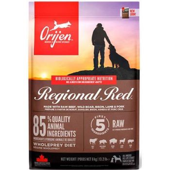 Сухий корм для собак Orijen Regional Red зі смаком м`яса та риби 6 кг (o18460) | Фото 1