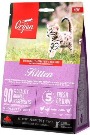 Сухий корм для кошенят всіх порід Orijen Kitten з м'ясом птиці та риби 0.34 кг | Фото 4