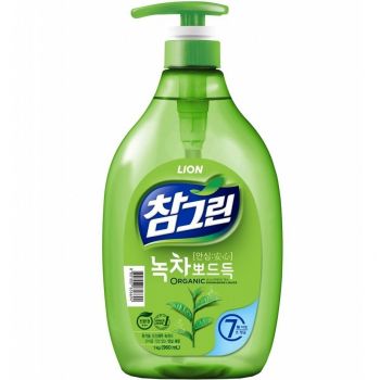 Засіб для миття посуду Lion Зелений чай 960 мл (8801007656694) Купить средство для мытья посуды Засіб для миття посуду Lion Зелений чай 960 мл (8801007656694) | Фото 1