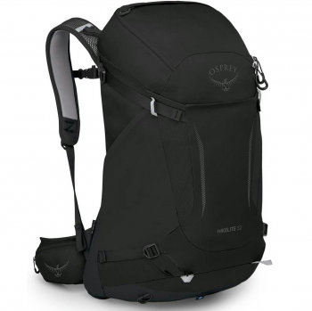 Купить туристический рюкзак Рюкзак Osprey Hikelite 32 black - S/M - чорний (009.3331) | Фото 1